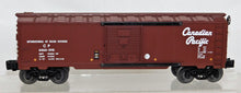 Load image into Gallery viewer, Lionel 6-29215 Canadian Pacific Box Car #6464-398 CP Railroad modern brown O 027