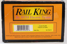 Load image into Gallery viewer, MTH 30-76274 Chick-Fil-A Flat Car w/40' Trailer #2007 O gauge Rail King HTF step crack Uncatalogied