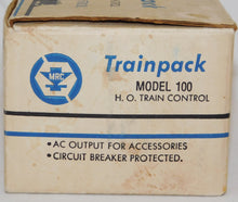 Load image into Gallery viewer, MRC #100 HO scale TRAINPACK Power Pack DC transformer fwd/revrs BOXED CLEAN C8