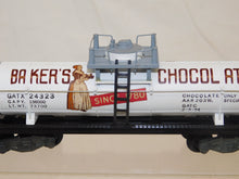 Load image into Gallery viewer, American Flyer #24323 Bakers Chocolate Single Dome Tank Car BOXED CLEAN S gauge