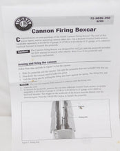 Load image into Gallery viewer, Lionel 6-29828 US Air Force Minuteman boxcar w/ cannon 3666 Postwar Celebration