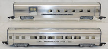 Load image into Gallery viewer, American Flyer 660 661 662 663 Aluminum Passenger Cars Metal lit com/dome/vd/obs 1950-52