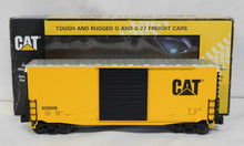 Load image into Gallery viewer, MTH 30-74574 Caterpillar 40' Hi Cube Boxcar Car CAT C-89 Boxed Rail King #925608 O