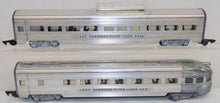 Load image into Gallery viewer, American Flyer 660 661 662 663 Aluminum Passenger Cars Metal lit com/dome/vd/obs 1950-52