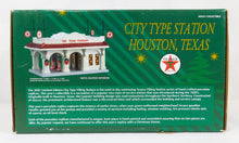 Load image into Gallery viewer, Ertl TEXACO City Type Gas Station Houston Texas Christmas Ceramic village 2001 #6