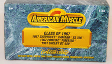 Load image into Gallery viewer, Ertl #32002 Class of 1967 Chevrolet Muscle Cars 1:43 scale O Gauge DIecast C-9