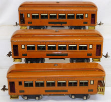 Load image into Gallery viewer, Prewar Lionel 710 710 712 ORANGE Passenger Cars Lionel Lines New York Central