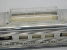 Load image into Gallery viewer, American Flyer 660 661 662 663 Aluminum Passenger Cars Metal lit com/dome/vd/obs 1950-52