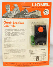 Load image into Gallery viewer, Vintage Lionel B92 Circuit Breaker Controller MINT ON CARD Postwar 1960s C10 WOW