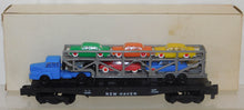Load image into Gallery viewer, American Flyer 24566 New Haven Auto Carrier Loader flat w/ trailer & cars BOXED
