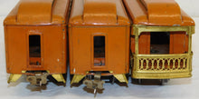 Load image into Gallery viewer, Prewar Lionel 710 710 712 ORANGE Passenger Cars Lionel Lines New York Central