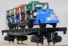Load image into Gallery viewer, American Flyer 24566 New Haven Auto Carrier Loader flat w/ trailer & cars BOXED