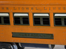 Load image into Gallery viewer, Prewar Lionel 710 710 712 ORANGE Passenger Cars Lionel Lines New York Central
