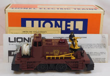 Load image into Gallery viewer, Lionel 8379 Pennsylvania Fire Fighter Car Reverses Lights Runs Motorized Unit O