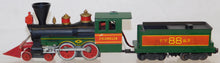 Load image into Gallery viewer, American Flyer Franklin Frontiersman Set w/Loco +3 CARS RTR! track, transformer, instructions