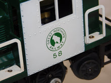 Load image into Gallery viewer, CLEAN Lionel #58 Great Northern Rotary Snow Plow Vulvcan Switcher 1959-61 BOXED
