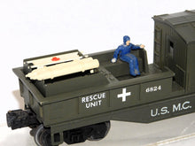 Load image into Gallery viewer, Lionel #1805 Land and Sea Gift Pack USMC Military Train Set Postwar Boxed Missile Launcher USMC action cars
