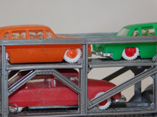Load image into Gallery viewer, American Flyer 24566 New Haven Auto Carrier Loader flat w/ trailer & cars BOXED
