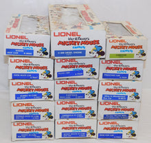 Load image into Gallery viewer, Lionel Disney Mickey Mouse Express Freight Set 15 pcs Engine +14 cars Runs CLEAN