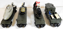 Load image into Gallery viewer, Lionel #1805 Land and Sea Gift Pack USMC Military Train Set Postwar Boxed Missile Launcher USMC action cars