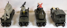 Load image into Gallery viewer, Lionel #1805 Land and Sea Gift Pack USMC Military Train Set Postwar Boxed Missile Launcher USMC action cars