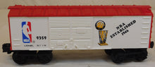 Load image into Gallery viewer, Lionel Trains 6-9359 NBA Basketball boxcar w/ Team STICKERS 1979 -80