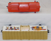 Load image into Gallery viewer, Lionel Disney Mickey Mouse Express Freight Set 15 pcs Engine +14 cars Runs CLEAN