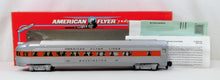 Load image into Gallery viewer, American Flyer 6-48937 Washington Observation Orange stripe passenger car lit S