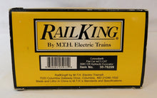 Load image into Gallery viewer, MTH Rail King 30-76299 Flat Car w/(1) CAT 308C CR Hydraulic Excavator Load C-8