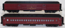 Load image into Gallery viewer, MTH 20-4027 Boston & Maine 5 Car Heavyweight Set 70' Madisons B&M O Premier 1999