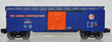 Load image into Gallery viewer, Lionel 6-19953 LRRC Orange/Blue Lionel Box Car #6464-97 Railroader Club Boxed