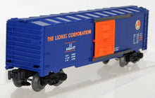 Load image into Gallery viewer, Lionel 6-19953 LRRC Orange/Blue Lionel Box Car #6464-97 Railroader Club Boxed