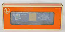 Load image into Gallery viewer, Lionel 6-26214 USPS Celebrate Century Boxcar w/ stickers postcard pin ALL EXTRAS