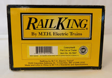 Load image into Gallery viewer, MTH 30-7697 Caterpillar Flat Car w/ 40' Trailer O gauge 2001 CAT TOFC C-8 train