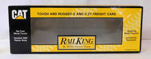 Load image into Gallery viewer, MTH 30-7697 Caterpillar Flat Car w/ 40' Trailer O gauge 2001 CAT TOFC C-8 train