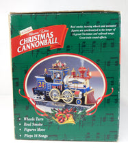 Load image into Gallery viewer, Mr Christmas CANNONBALL TRAIN 26914 Millenium Edition Smokes 16 songs Action C-7