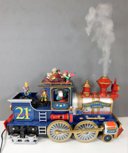 Load image into Gallery viewer, Mr Christmas CANNONBALL TRAIN 26914 Millenium Edition Smokes 16 songs Action C-7