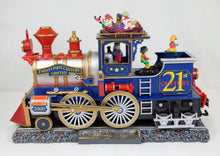 Load image into Gallery viewer, Mr Christmas CANNONBALL TRAIN 26914 Millenium Edition Smokes 16 songs Action C-7
