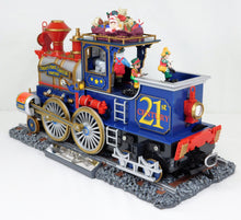 Load image into Gallery viewer, Mr Christmas CANNONBALL TRAIN 26914 Millenium Edition Smokes 16 songs Action C-7