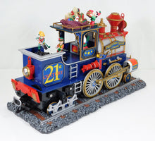 Load image into Gallery viewer, Mr Christmas CANNONBALL TRAIN 26914 Millenium Edition Smokes 16 songs Action C-7