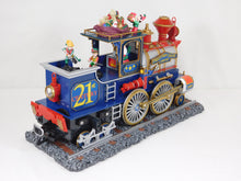Load image into Gallery viewer, Mr Christmas CANNONBALL TRAIN 26914 Millenium Edition Smokes 16 songs Action C-7