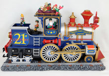 Load image into Gallery viewer, Mr Christmas CANNONBALL TRAIN 26914 Millenium Edition Smokes 16 songs Action C-7