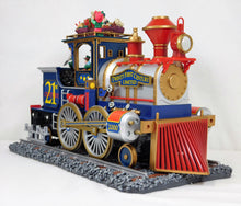 Load image into Gallery viewer, Mr Christmas CANNONBALL TRAIN 26914 Millenium Edition Smokes 16 songs Action C-7