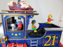 Load image into Gallery viewer, Mr Christmas CANNONBALL TRAIN 26914 Millenium Edition Smokes 16 songs Action C-7