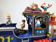 Load image into Gallery viewer, Mr Christmas CANNONBALL TRAIN 26914 Millenium Edition Smokes 16 songs Action C-7