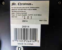 Load image into Gallery viewer, Mr Christmas CANNONBALL TRAIN 26914 Millenium Edition Smokes 16 songs Action C-7