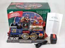 Load image into Gallery viewer, Mr Christmas CANNONBALL TRAIN 26914 Millenium Edition Smokes 16 songs Action C-7
