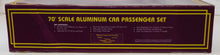 Load image into Gallery viewer, MTH MT- 20- 6500 Atlantic Coast Line 5 Car 70' Painted Aluminum Passenger Set 1996