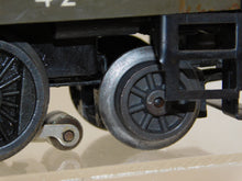 Load image into Gallery viewer, Lionel #42 Picatinny Arsenal Switcher Gas Turbine w/ Box 1957 Olive Green Runs