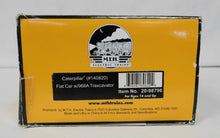 Load image into Gallery viewer, MTH 20-98796 Caterpillar O Premier Flat Car w/ CAT 966A Traxcavator #140820 1/48